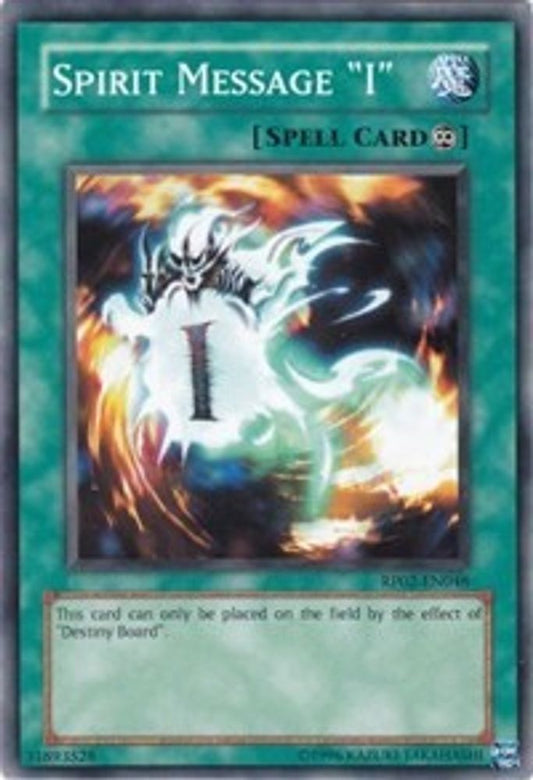 Spirit Message "I" * Common * RP02-EN046