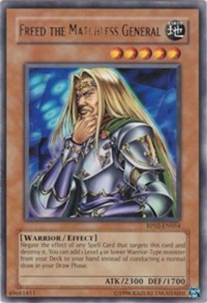 Freed the Matchless General * Rare * RP02-EN054