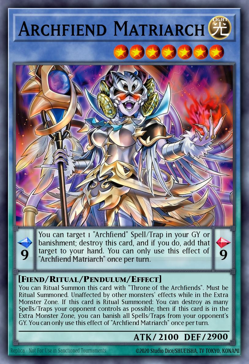 MAMO-EN070 * Archfiend Matriarch * Ultra Rare * Magnificent Monsters