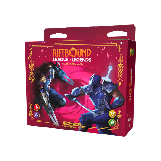 Riftbound League of Legends - Mazos de Showdown Zed vs Shen