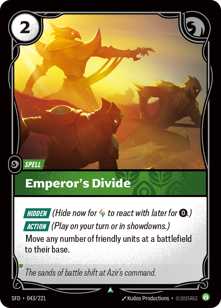 SFD-043 * Emperor's Divide * Uncommon * Spiritforged