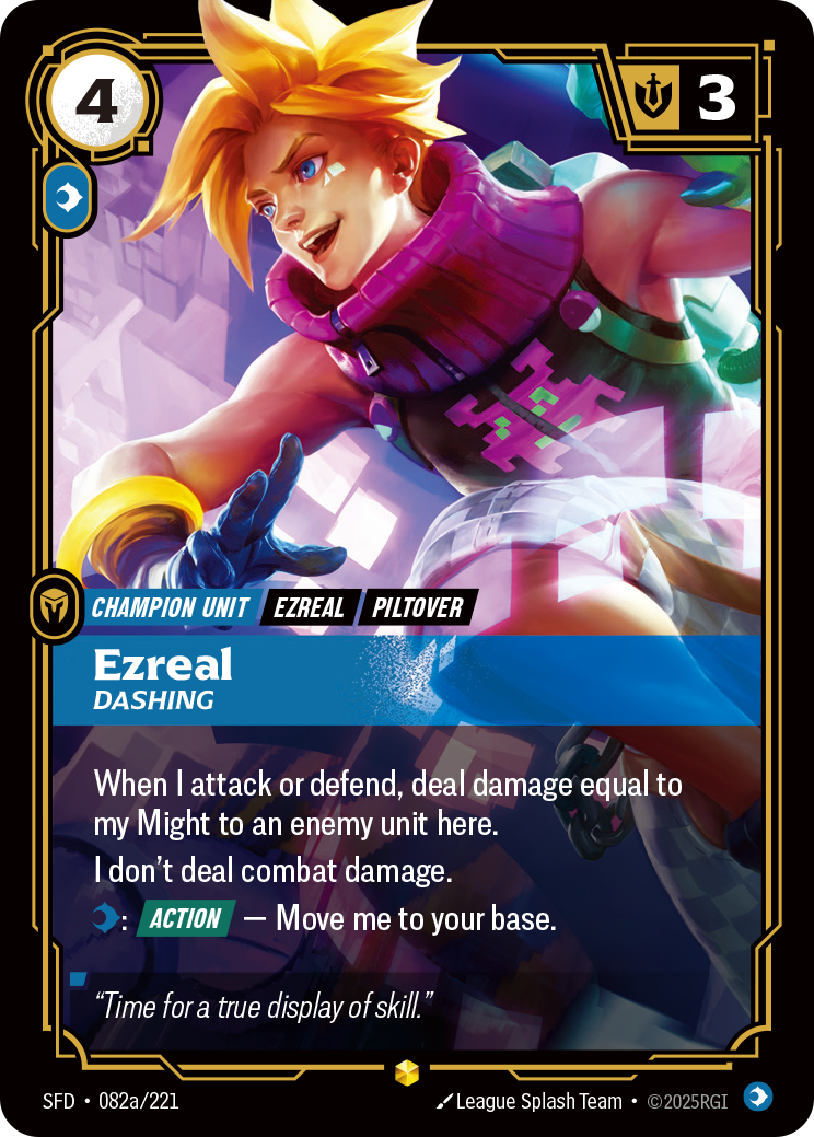 SFD-082a * Ezreal, Dashing * Showcase * Spiritforged
