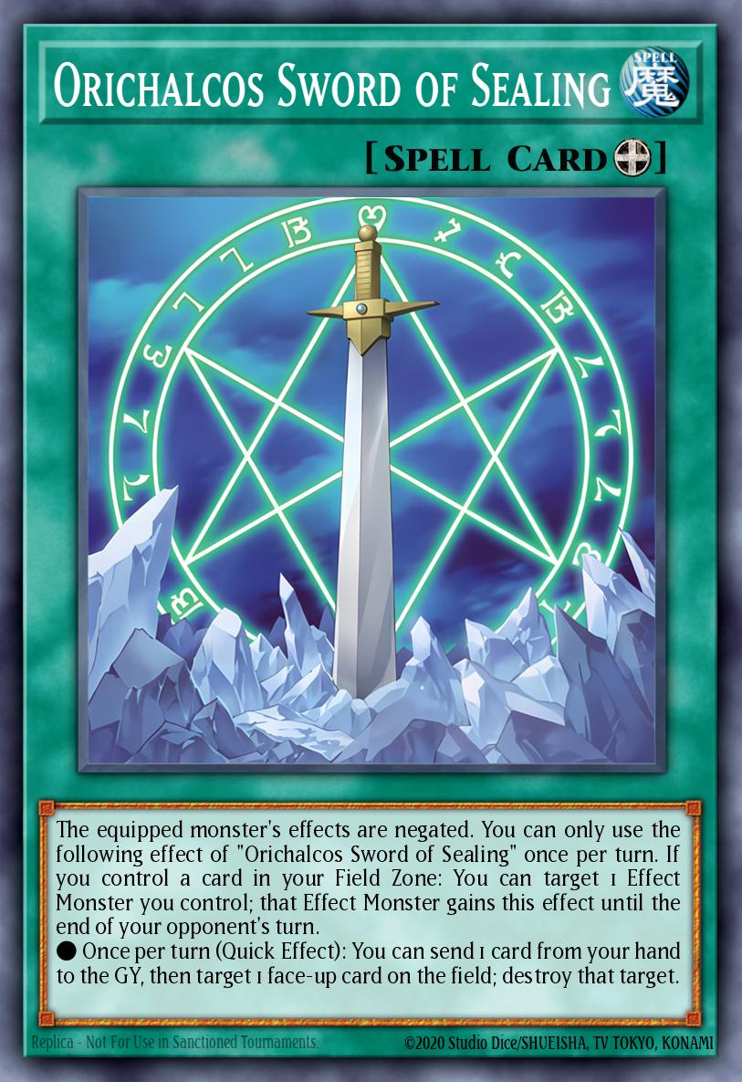 MAMO-EN022 * Orichalcos Sword of Sealing * Secret Rare * Magnificent Monsters