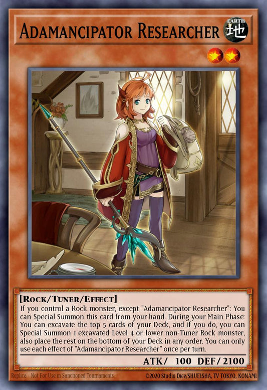 Adamancipator Researcher * Ultra Rare * MP21-EN225
