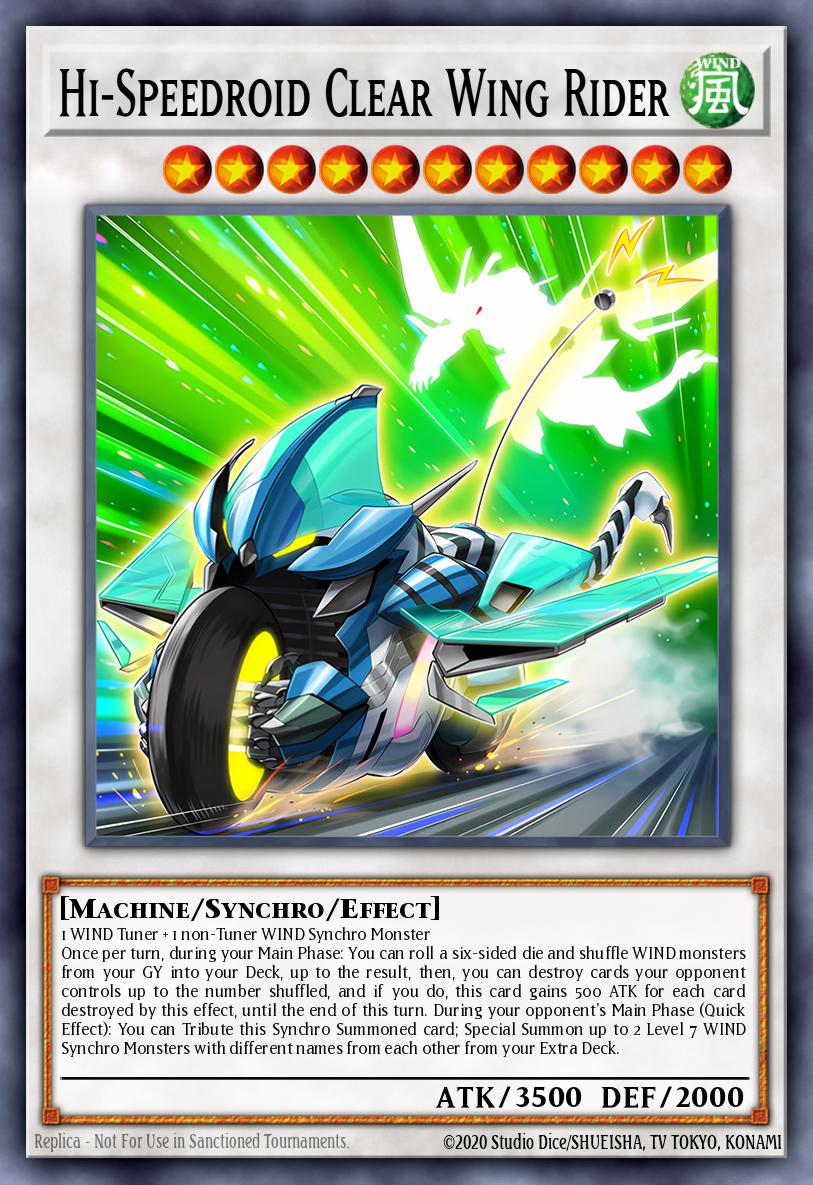 LAVD-ENS33 * Hi-Speedroid Clear Wing Rider * Common * Legendary Arc-V Decks