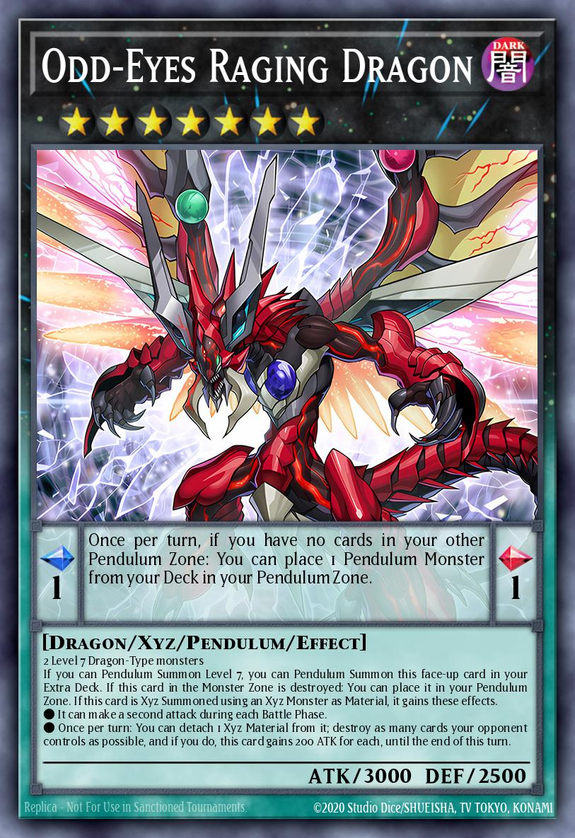 LAVD-ENO29 * Odd-Eyes Raging Dragon * Common * Legendary Arc-V Decks