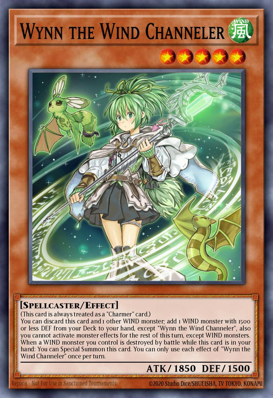 Wynn the Wind Channeler * Prismatic Secret Rare * MP21-EN158