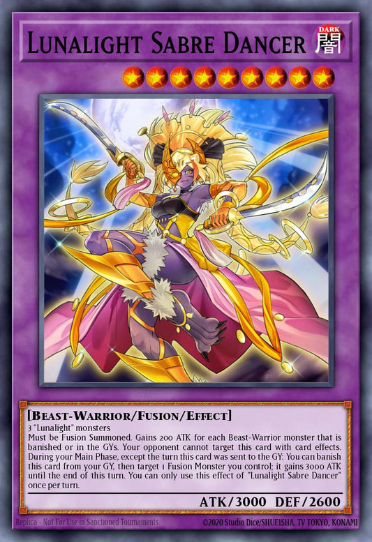 LAVD-ENL33 * Lunalight Sabre Dancer * Ultra Rare * Legendary Arc-V Decks