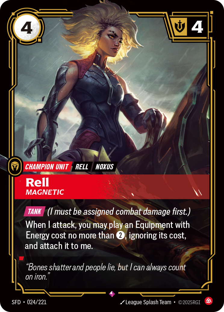 SFD-024 * Rell, Magnetic * Rare * Spiritforged