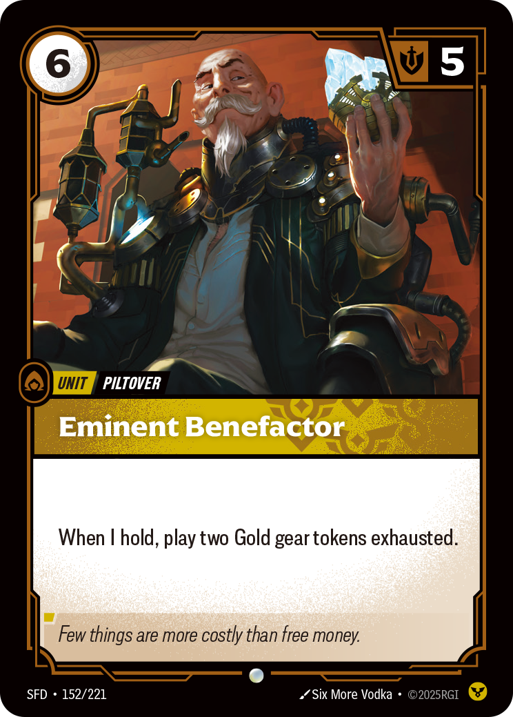 SFD-152 * Eminent Benefactor (Foil) * Common * Spiritforged