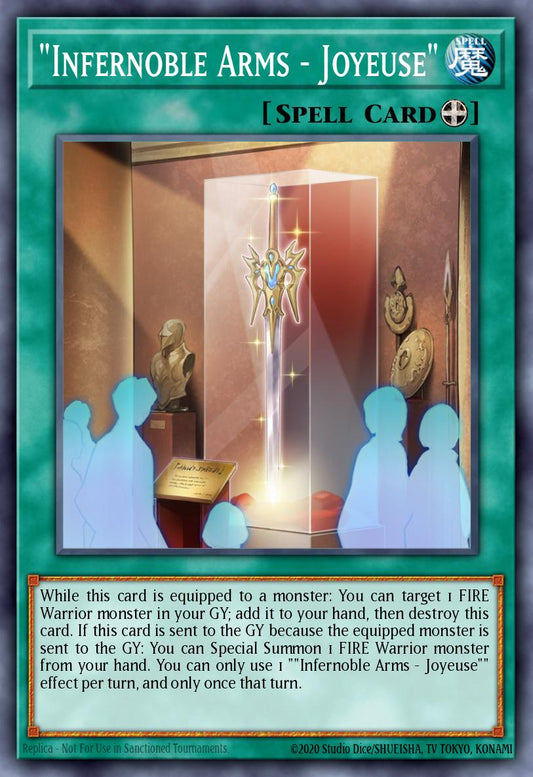 "Infernoble Arms - Joyeuse" - 2021 Tin of Ancient Battles (MP21) * Super Rare * MP21-EN138