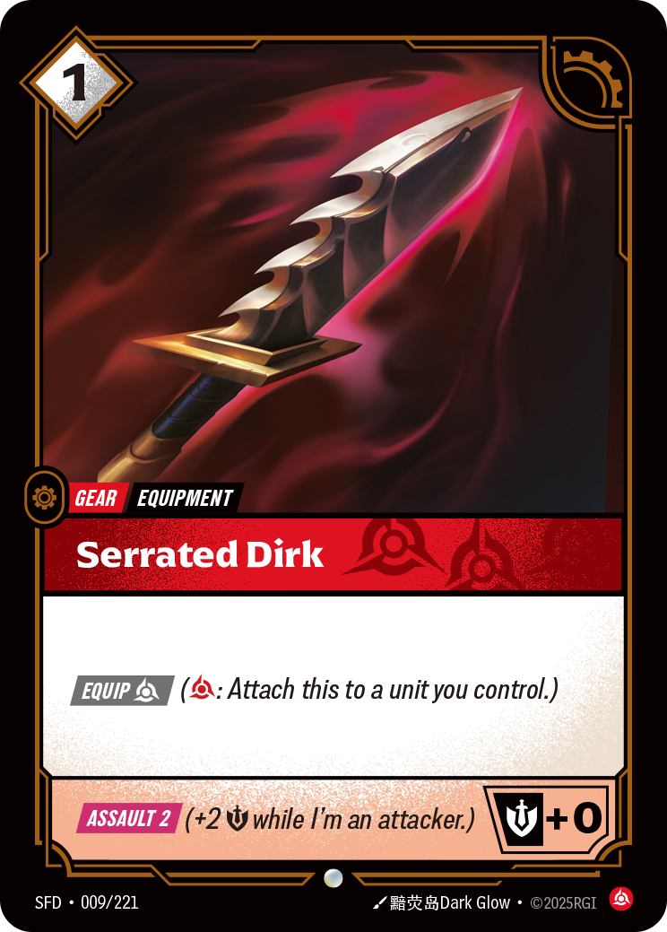 SFD-009 * Serrated Dirk * Common * Spiritforged