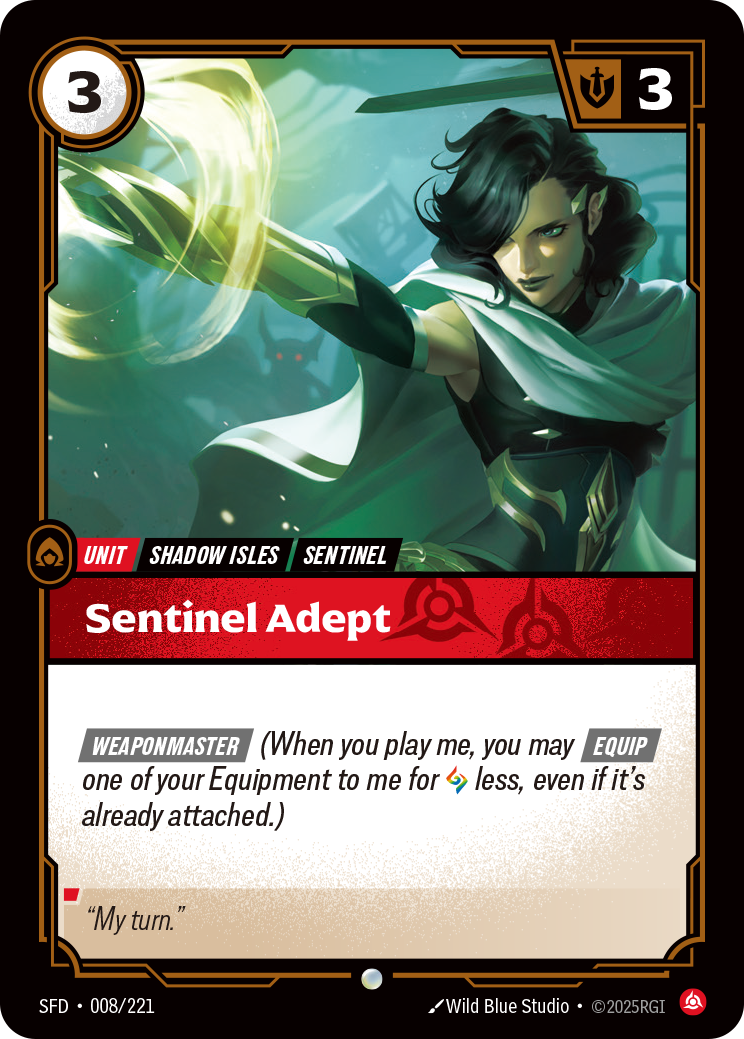 SFD-008 * Sentinel Adept * Common * Spiritforged