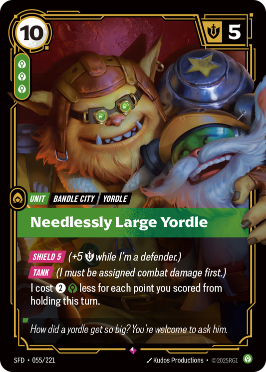 Needlessly Large Yordle * Rare * SFD-055