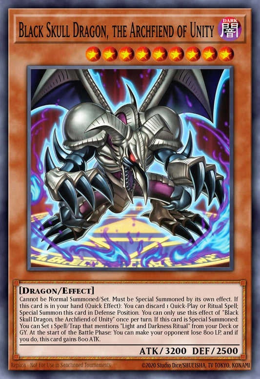 BETB-EN026 * Black Skull Dragon, the Archfiend of Unity * Super Rare * Beyond the Brave