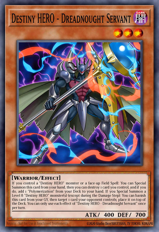 BETB-EN023 * Destiny HERO - Dreadnought Servant * Common * Beyond the Brave