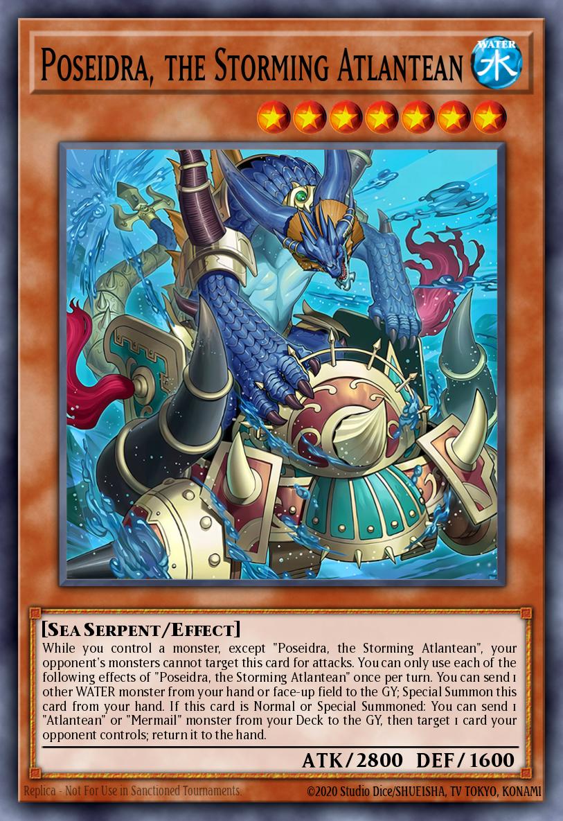 MAMO-EN055 * Poseidra, the Storming Atlantean * Ultra Rare * Magnificent Monsters