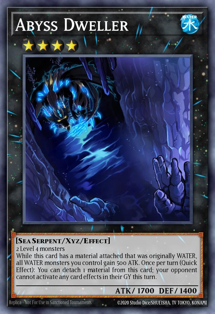 Abyss Dweller — Super Rare ABYR-EN084, carta Yu-Gi-Oh!