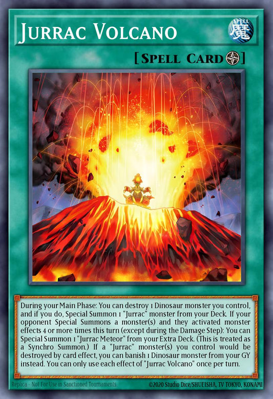 Jurrac Volcano * Secret Rare * BLMM-EN019