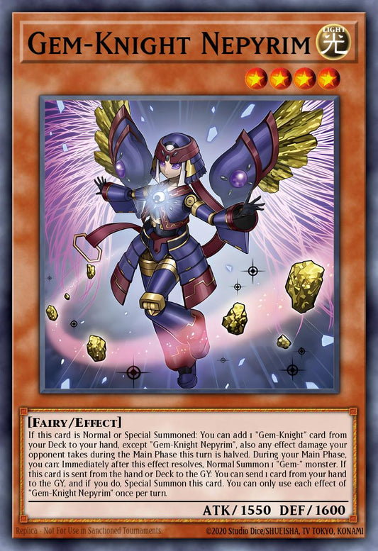 Gem-Knight Nepyrim * Secret Rare * BLMM-EN021
