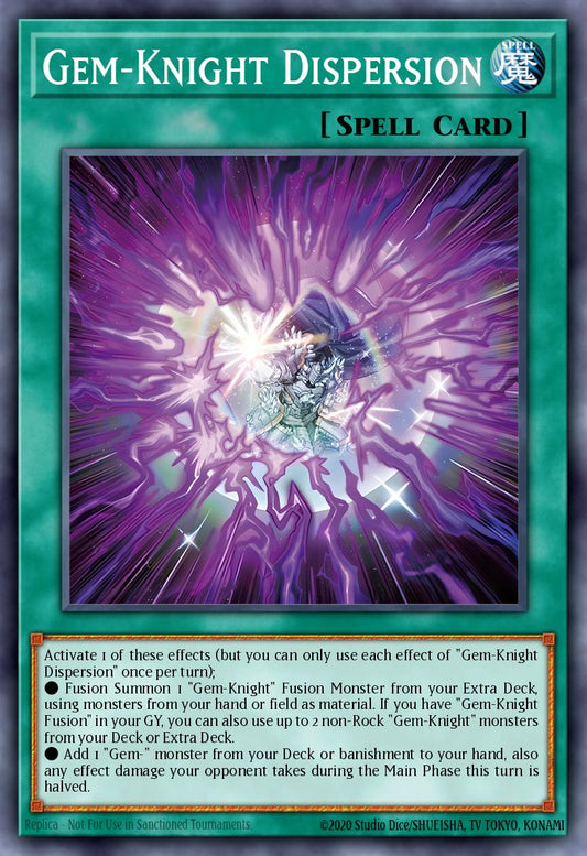 Gem-Knight Dispersion * Secret Rare * BLMM-EN023