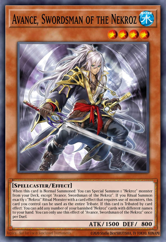 Avance, Swordsman of the Nekroz * Secret Rare * BLMM-EN024