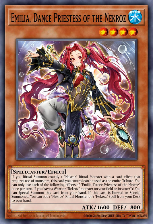 Emilia, Dance Priestess of the Nekroz * Secret Rare * BLMM-EN025
