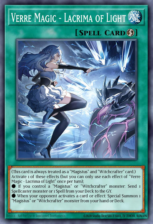 Verre Magic - Lacrima of Light * Secret Rare * BLMM-EN046