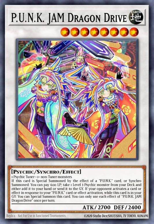 P.U.N.K. JAM Dragon Drive * Ultra Rare * BLMM-EN078