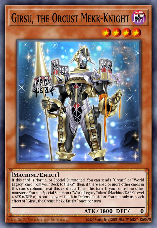 Girsu, the Orcust Mekk-Knight * Ultra Rare * BLMM-EN088
