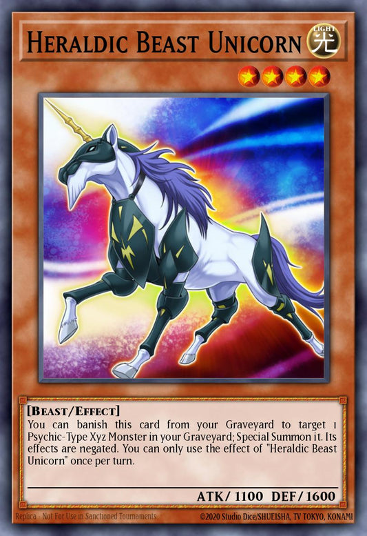 Heraldic Beast Unicorn * Ultra Rare * BLMM-EN116