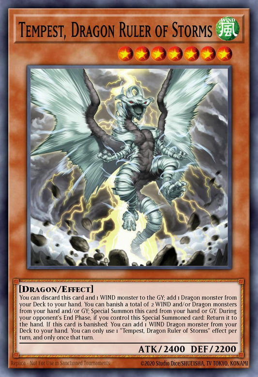 Tempest, Dragon Ruler of Storms * Ultra Rare * BLMM-EN120