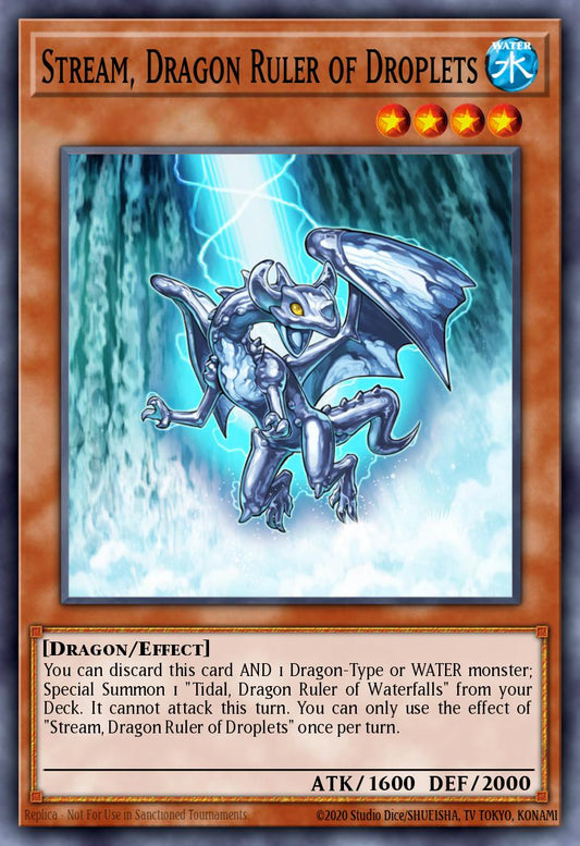 Stream, Dragon Ruler of Droplets * Secret Rare * BLMM-EN122