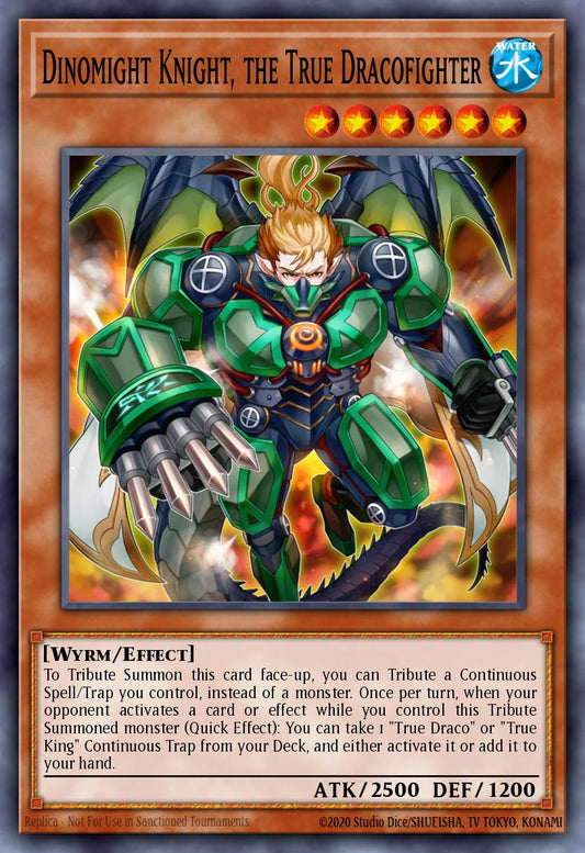 Dinomight Knight, the True Dracofighter * Secret Rare * BLMM-EN126