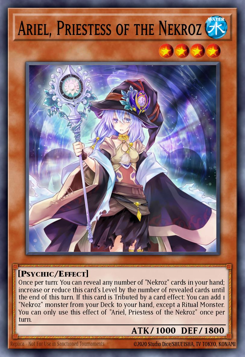 Ariel, Priestess of the Nekroz * Ultra Rare * BLMM-EN128