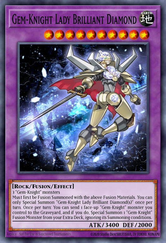 Gem-Knight Lady Brilliant Diamond * Secret Rare * BLMM-EN145