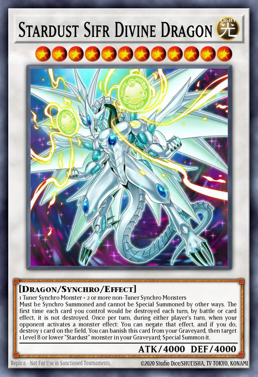 Stardust Sifr Divine Dragon * Secret Rare * BLMM-EN151