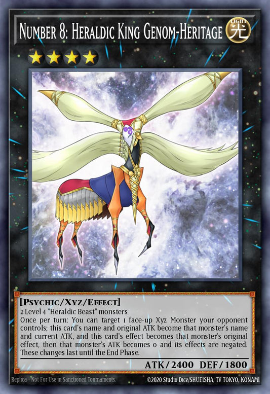 Number 8: Heraldic King Genom-Heritage * Ultra Rare * BLMM-EN152
