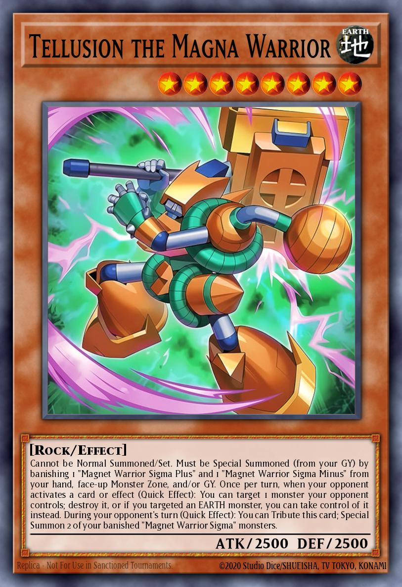 Tellusion the Magna Warrior * Super Rare * BPRO-EN004