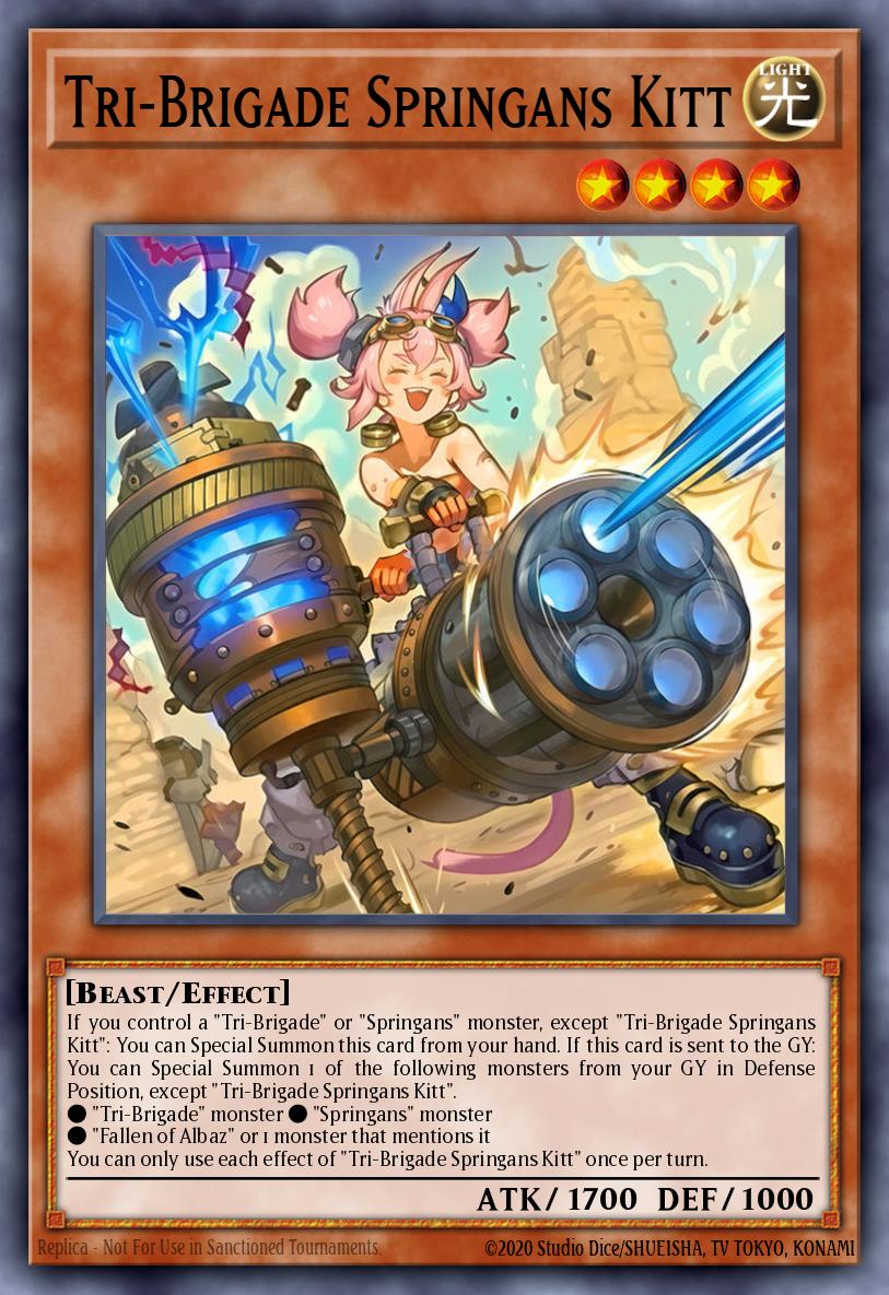 Tri-Brigade Springans Kitt * Starlight Rare * BPRO-EN025