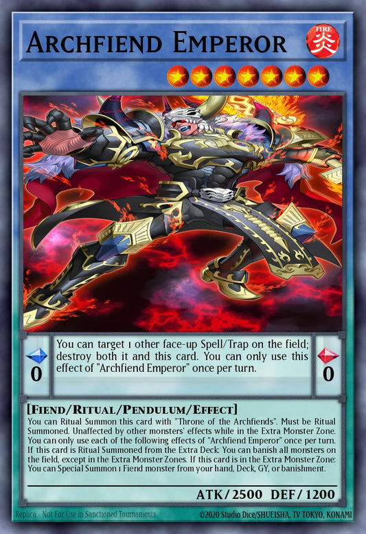 Archfiend Emperor * Starlight Rare * BPRO-EN031