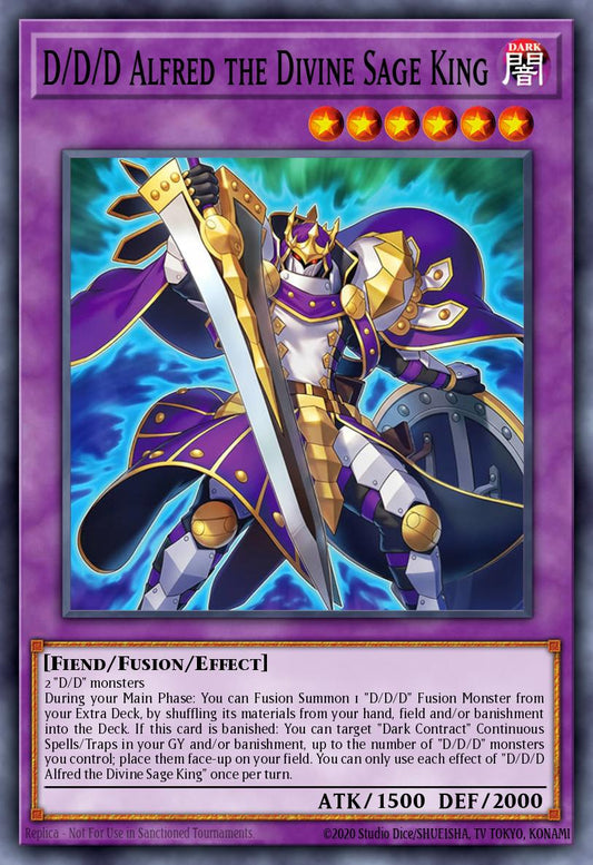 D/D/D Alfred the Divine Sage King * Common * BPRO-EN033