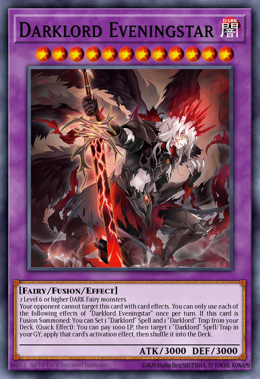 Darklord Eveningstar * Secret Rare * BPRO-EN036