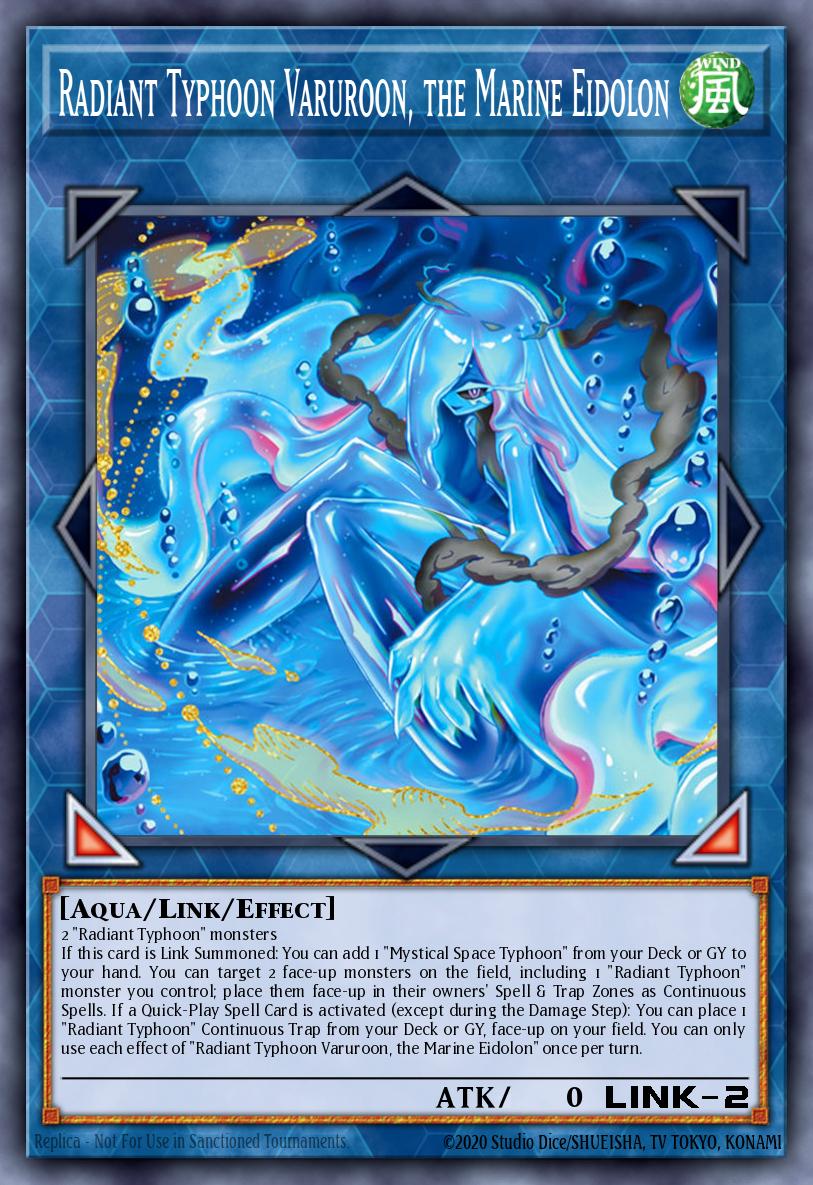 Radiant Typhoon Varuroon, the Marine Eidolon * Ultra Rare * BPRO-EN049