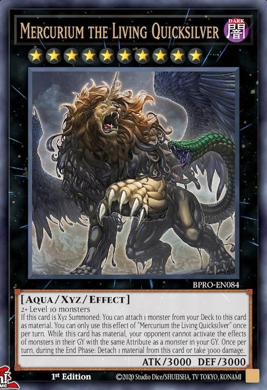 Mercurium the Living Quicksilver * Ultra Rare * BPRO-EN084