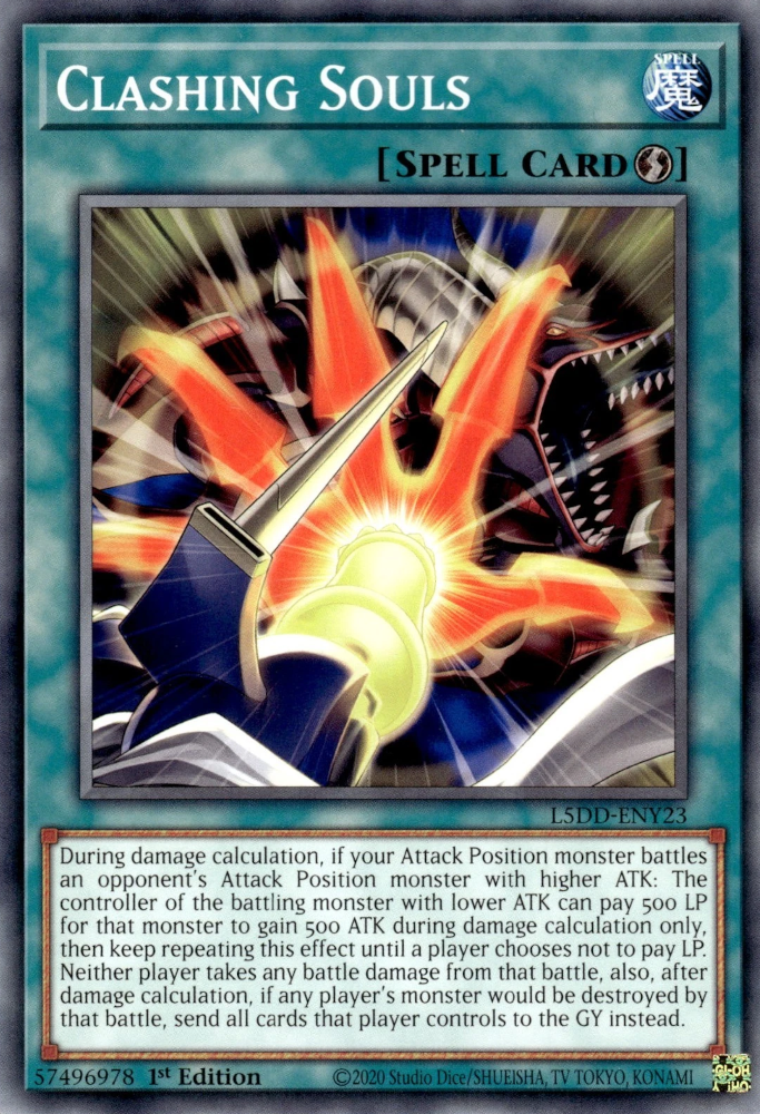 L5DD-ENY23 * Clashing Souls * Common * Legendary 5D's Decks