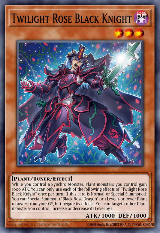 Twilight Rose Black Knight Common