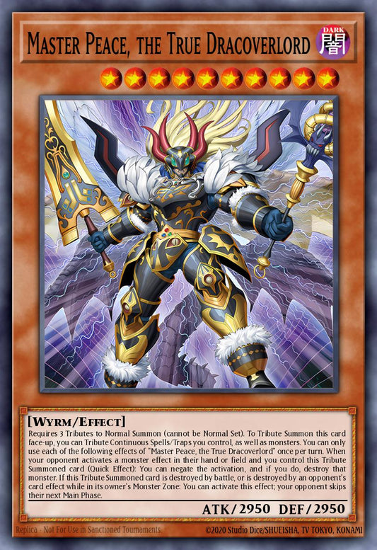 Master Peace, the True Dracoverlord Secret Rare