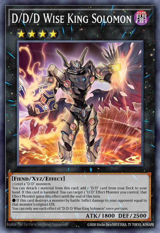 D/D/D Wise King Solomon Super Rare