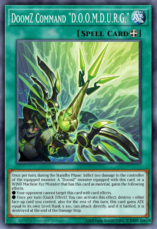 DoomZ Command "D.O.O.M.D.U.R.G." Super Rare